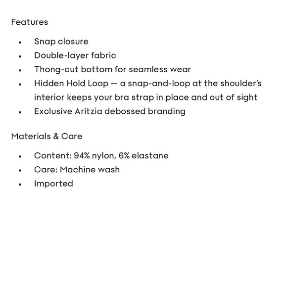 Aritzia Babaton Contour bodysuit (grandeur/size M) - Picture 3 of 3